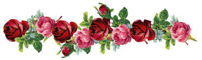 Free Digital Vintage Rose Frame And Border Png Gorgeous Red Rosenrahmen Freebie Rose Frame Vintage Roses Flower Printable