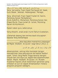Check spelling or type a new query. Ucapan Untuk Orang Khatam Quran Masnurul