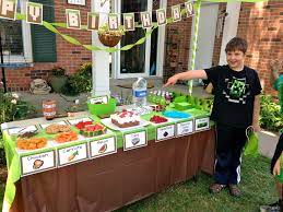 Come see redstone strawberries, twizzler tnt and so much more. An Epic Minecraft Birthday Party With Games And Printables Jennifer Maker