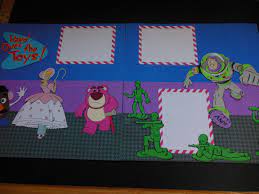 disneyland album toy story cricut cartridge double page layout disney scrapbooking layouts disney scrapbook disney scrapbook pages