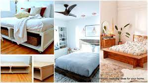 Plans platform bed frame drawers woodworking. 29 Brilliant Easy To Build Diy Platform Bed For A Cozy Bedroom