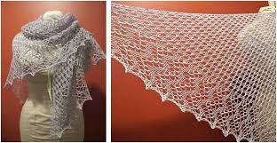 This pattern is available as a free ravelry download. Easy Knitted Triangular Shawl Free Knitting Pattern