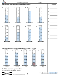 Graduated Cylinder Worksheets Volume Worksheets Measurement Worksheets Graduated Cylinders