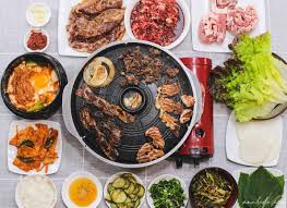 May 13, 2019 · korean galbi is cut in segments alongside the rib bone shapes and it is thicker while la galbi is cut through the rib bone, usually displaying three rib bone eyes. Korean Barbecue Kbbq Family Meals Ann Le Do