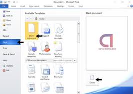 Jika kalian sedang bekerja dalam ms word atau yang lain dapat menggunakan ctrl+f atau. Cara Membuat Dokumen Baru Di Microsoft Word Andronezia