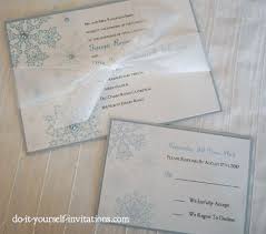 Invitations Snowflake Wedding Invitation Homemade Wedding Invitations Creative Wedding Invitations