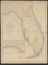 Map of Florida : exhibiting the post offices, post roads, canals, rail  roads, &c.
