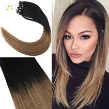Black And Blonde Ombre Hair Extensions Youngsee Micro Ring Hair Extensions Ombre Black To Brown 1b 6 Hairextensions Humanhairextensions Remyha Micro Ring Hair Extensions Hair Ombre Hair Extensions