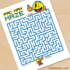 It is similar to the mario party series and monopoly games for the wii. Free Printable Pac Man Maze