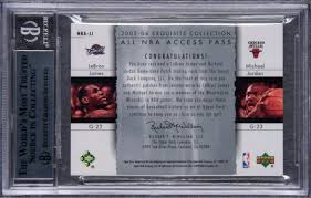 Lebron james rookie card bazooka. Michael Jordan Lebron James Basketball Card Sells For 900 000 At Auction Rsn