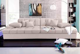 Weitere ideen zu große sofas, sofas wohnzimmer, sofa. Nova Via Big Sofa Wahlweise Mit Kaltschaum 140kg Belastung Sitz Und Kopfteilverstellung Online Kaufen Otto