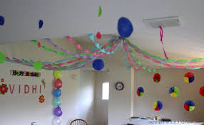 1st Birthday Birthday Decoration At Home Simple First Birthday Party Decoration At Home For Baby Girl Neutral Color Theme Birthday Decorations At Home Birthday Balloon Decorations First Birthday Decorations