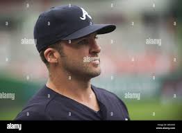 Atlanta Braves Dan Uggla in a game against the Florida Marlins at Sun Life  Stadium in Miami, Fl. June 10, 2011.(AP Photo/Tom DiPace Stock Photo