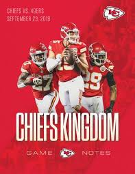 The comeback victory was fueled by chiefs' quarterback patrick mahomes, who was named the super bowl mvp. Regular Season Game 3 Chiefs Vs 49ers 9 23 18 By Kansas City Chiefs Issuu