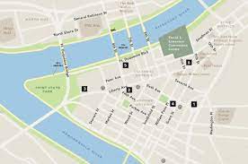 Map Of Downtown Pittsburgh 2012 Annual Meeting Area Map & Ground Transportation | Aiche