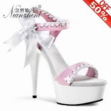 Lady gaga was photographed leaving radio city music hall on wednesday. Fashion Ultra Thick 15cm Sandals Base Hate The Sky High Fine Stage Performance Heels Platforms Pole Dance Ribbon Bow Shoes High Heels Aliexpress