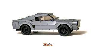 mustang 67 fastback fordon lego bilar