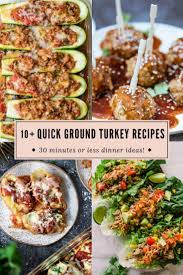 How To Use 1lb Of Ground Turkey For Dinner Quick Ground Turkey Recipes Ground Turkey Recipes Ground Turkey Recipes Healthy