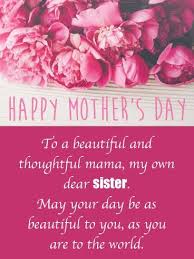 Beautiful World Happy Mother S Day Card For Sister Birthday Greeting Cards By Davia Happy Mothers Day Wishes Happy Mother Day Quotes Happy Mothers Day Sister