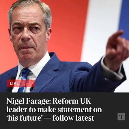 Nigel Farage has said he will make a statement on his “future in public  life” at 2pm this afternoon as he faces intense scrutiny over his personal  finances. He is not thought