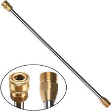 It is a good idea to keep the hose some feet away from the car to prevent damage. Pressure Washer Quick Connect Lance Extension Wand 13 Stainless Steel Power Washer Wand Attachment 4000 Psi Universal M22 Connector 1 4 Quick Connect Plug Garden Water Hose For Car Wash Straight Mowers