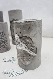 Diy Concrete Candle Holder Kerzenstander Aus Zement Beton Deko Ideen Selbermachen Beton Und Zement