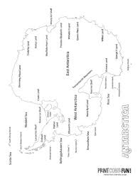Turn a fun coloring activity into an impromptu science lesson as you color this antarctica coloring page. Antarctica Map Coloring Pages Printables Print Color Fun