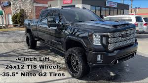 Lift, wheels, tires and why i chose them: My Lifted 2021 Sierra Denali 2500 On 24 Wheels Youtube