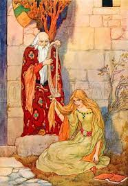 Merlin Playing His Harp With Fairy Nimue Merlin Illustration Fairy