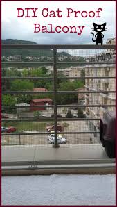 An effective cat fence usually consists of loosely hung mesh, and it works because cats don't like instability. Cat Proof Balcony Easy Diy Balcony Fence For Cats Happy City Cat