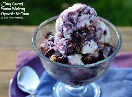 banana blueberry cheesecake ice cream