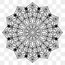 Luxury Mandala Art Ornamental Vector Black Color Transparent Background For Textile Fabric Pattern Design Mandala Design Tattoo Png And Vector With Transpare In 2021 Ornamental Vector Mandala Design Fabric Patterns Design