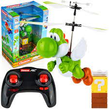 Amazon.com: Carrera RC - Officially Licensed Super Mario Flying Yoshi  2.4Ghz 2-Channel Rechargeable Remote Control Helicopter Drone Toy with Easy  to Fly Gyro System : Video Games