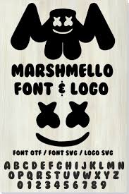 The marshmello challenges in full. Dj Marshmello Font Svg Dj Marshmello Installable Font Otf Dj Marshmello Logo Svg Png Diy Projects Doodle Art Designs Font Graphic Party Props