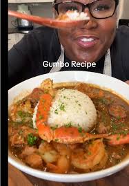 Louisiana Gumbo. 1 cup all-purpose flour 1 cup vegetable oil The darker the  roux the richer the flavor. 4 boneless skinless chicken thighs 2 tsp each  (Cajun seasoning, garlic powder, onion powder, ...