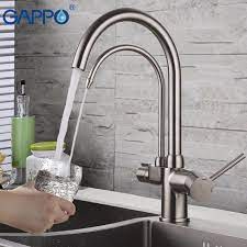 If you're wondering which is the best faucet water filter for you, in this article we've lined up a list of some great faucet mount filter models. Gappo Kitchen Faucet With Water Filter Tap Brass Kitchen Sink Faucet Water Mixer Crane Kitchen Tap Mixer Torneira Cozinha Kitchen Faucet Torneira Cozinhakitchen Tap Aliexpress