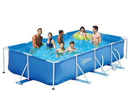 Familien Pool Mit Filterpumpe Standmasse 427 X 244 X 91 Cm L Xb X H Stahlrahmen Aus Rostbestandigem Material Pool Wrestling Sports
