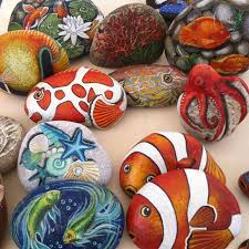 Coastal Rocks Hudozhestvennye Promysly Raskrashennye Kamni Remesla