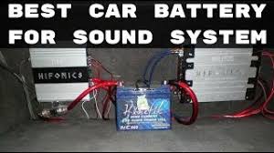 There's everything from compact units with small woofers that will fit under a seat or. Best Car Battery For Sound System Top Car Audio Batteries Youtube