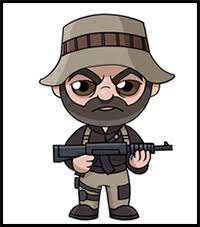 Easy call of duty drawings. How To Draw Call Of Duty Video Game Characters Drawing Tutorials Cartoons How To Draw Call Of Duty Illustrations Lessons