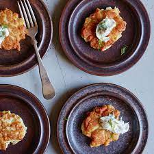 Put mayonnaise, sour cream, peppers, and lime juice in a blender and process to a puree. Fish Tacos With Creamy Lime Guacamole And Cabbage Slaw Recipe Kerry Simon Food Wine