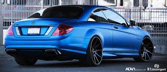 Mercedes Cl63 Adv 1 Deep Concave Wheels Custom Tricked Out Car Lucury Matte Finish Blue Mercedes Cl63 Mercedes Car Manufacturers