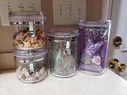 Shop for kitchen canisters for flour online at target. Mainstays Classical 4 Piece Canister Set Clear Walmart Com Walmart Com
