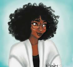 Black Art Black Female Cartoon Pin By Jaelyn On Black Art 3 Black Girl Cartoon Black Girl Art Black Love Art