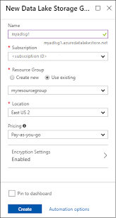 Temukan unduhan dan dapatkan dukungan. Mulai Gunakan Azure Data Lake Storage Gen1 Portal Microsoft Docs