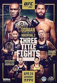 2 days ago · toyota center in houston hosts saturday's ufc 265 fight card.derrick lewis and ciryl gane clash in a heavyweight title fight as the main event. Ufc 261 Wikipedia
