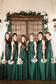 Winter Wedding Inspiration Tis The Season Dc Wedding Planner Simply Breathe Events Blog Winter Bridesmaid Dresses Green Bridesmaid Dresses Bridesmaid Gown