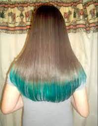 The best way to do this is to divide your hair into section using a fine toothed comb. Can A 13 Year Old Dye The Tips Of Her Hair Blue Or Would I Be Considered A Bad Parent If I Let Her Do That Quora