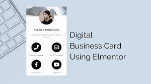 It is convenient to use anywhere, and it can be shared easily with anyone. Digital Business Card Elementor Free Pro 2021 Full Tutorial Youtube