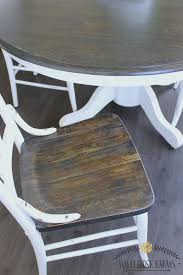 Black farmhouse table and chairs, white and brown farmhouse table. Christmas In The Kitchen What Rose Knows Painted Kitchen Tables Farmhouse Chairs Kitchen Table Redo